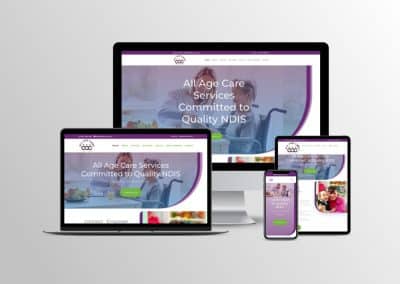 All Age Care Services Web Designed by Digital Forest