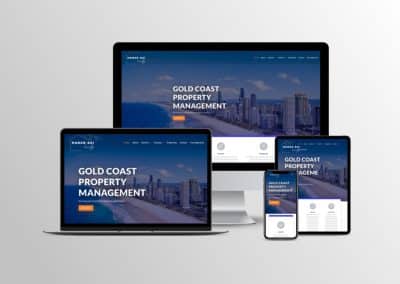 Real estate company web design services Gold Coast