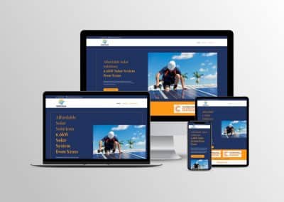 Solar company web design Brisbane